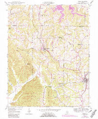 Cobden Illinois Historical topographic map, 1:24000 scale, 7.5 X 7.5 Minute, Year 1947