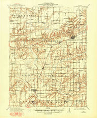 Colchester Illinois Historical topographic map, 1:62500 scale, 15 X 15 Minute, Year 1913