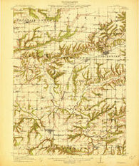 Colchester Illinois Historical topographic map, 1:62500 scale, 15 X 15 Minute, Year 1913