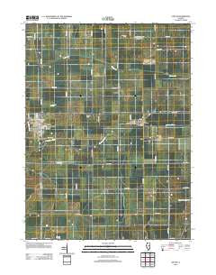 Colfax Illinois Historical topographic map, 1:24000 scale, 7.5 X 7.5 Minute, Year 2012