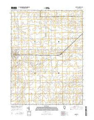 Colfax Illinois Current topographic map, 1:24000 scale, 7.5 X 7.5 Minute, Year 2015