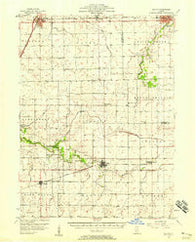 Colfax Illinois Historical topographic map, 1:62500 scale, 15 X 15 Minute, Year 1957