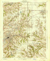 Collinsville Illinois Historical topographic map, 1:24000 scale, 7.5 X 7.5 Minute, Year 1937