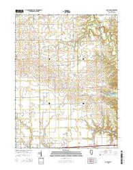 Collison Illinois Current topographic map, 1:24000 scale, 7.5 X 7.5 Minute, Year 2015