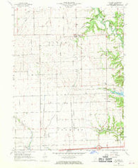 Collison Illinois Historical topographic map, 1:24000 scale, 7.5 X 7.5 Minute, Year 1968