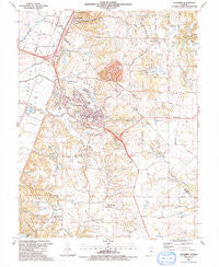 Columbia Illinois Historical topographic map, 1:24000 scale, 7.5 X 7.5 Minute, Year 1991