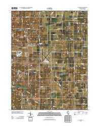 Columbus Illinois Historical topographic map, 1:24000 scale, 7.5 X 7.5 Minute, Year 2012