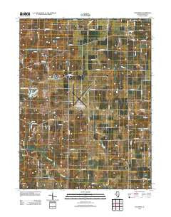 Columbus Illinois Historical topographic map, 1:24000 scale, 7.5 X 7.5 Minute, Year 2012