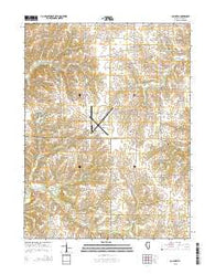 Columbus Illinois Current topographic map, 1:24000 scale, 7.5 X 7.5 Minute, Year 2015