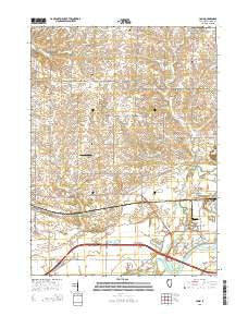 Como Illinois Current topographic map, 1:24000 scale, 7.5 X 7.5 Minute, Year 2015