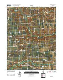 Concord Illinois Historical topographic map, 1:24000 scale, 7.5 X 7.5 Minute, Year 2012