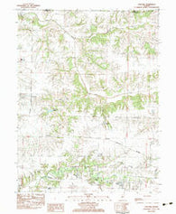 Concord Illinois Historical topographic map, 1:24000 scale, 7.5 X 7.5 Minute, Year 1983