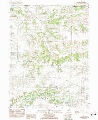 Concord Illinois Historical topographic map, 1:24000 scale, 7.5 X 7.5 Minute, Year 1983