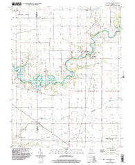 Cooks Mills Illinois Historical topographic map, 1:24000 scale, 7.5 X 7.5 Minute, Year 1998
