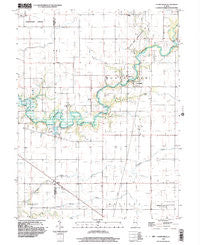 Cooks Mills Illinois Historical topographic map, 1:24000 scale, 7.5 X 7.5 Minute, Year 1998