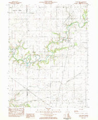 Cooks Mills Illinois Historical topographic map, 1:24000 scale, 7.5 X 7.5 Minute, Year 1983