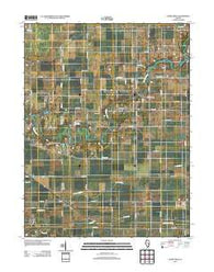 Cooks Mills Illinois Historical topographic map, 1:24000 scale, 7.5 X 7.5 Minute, Year 2012