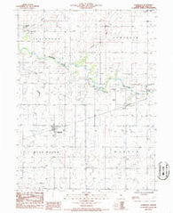Cooksville Illinois Historical topographic map, 1:24000 scale, 7.5 X 7.5 Minute, Year 1986