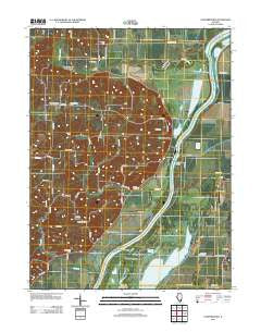 Cooperstown Illinois Historical topographic map, 1:24000 scale, 7.5 X 7.5 Minute, Year 2012