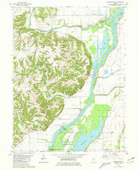 Cooperstown Illinois Historical topographic map, 1:24000 scale, 7.5 X 7.5 Minute, Year 1980