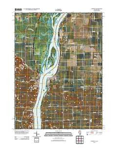 Cordova Illinois Historical topographic map, 1:24000 scale, 7.5 X 7.5 Minute, Year 2012