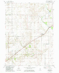 Cornland Illinois Historical topographic map, 1:24000 scale, 7.5 X 7.5 Minute, Year 1982