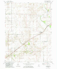 Cornland Illinois Historical topographic map, 1:24000 scale, 7.5 X 7.5 Minute, Year 1982