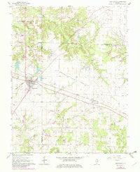 Coulterville Illinois Historical topographic map, 1:24000 scale, 7.5 X 7.5 Minute, Year 1965