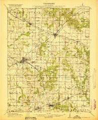 Coulterville Illinois Historical topographic map, 1:62500 scale, 15 X 15 Minute, Year 1917