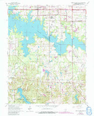 Crab Orchard Lake Illinois Historical topographic map, 1:24000 scale, 7.5 X 7.5 Minute, Year 1966