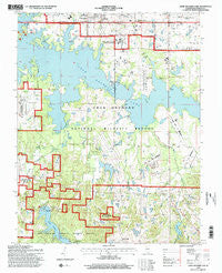 Crab Orchard Lake Illinois Historical topographic map, 1:24000 scale, 7.5 X 7.5 Minute, Year 1996