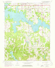 Crab Orchard Lake Illinois Historical topographic map, 1:24000 scale, 7.5 X 7.5 Minute, Year 1966