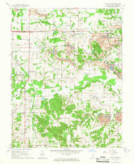 Crab Orchard Illinois Historical topographic map, 1:24000 scale, 7.5 X 7.5 Minute, Year 1965