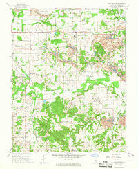 Crab Orchard Illinois Historical topographic map, 1:24000 scale, 7.5 X 7.5 Minute, Year 1965