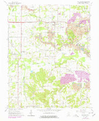 Crab Orchard Illinois Historical topographic map, 1:24000 scale, 7.5 X 7.5 Minute, Year 1965