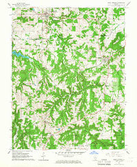 Creal Springs Illinois Historical topographic map, 1:24000 scale, 7.5 X 7.5 Minute, Year 1966