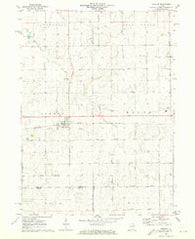 Creston Illinois Historical topographic map, 1:24000 scale, 7.5 X 7.5 Minute, Year 1971