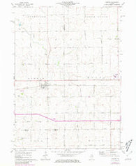 Creston Illinois Historical topographic map, 1:24000 scale, 7.5 X 7.5 Minute, Year 1971