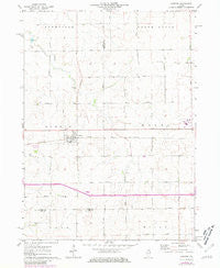 Creston Illinois Historical topographic map, 1:24000 scale, 7.5 X 7.5 Minute, Year 1971