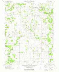Crisp Illinois Historical topographic map, 1:24000 scale, 7.5 X 7.5 Minute, Year 1973