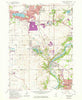 Crystal Lake Illinois Historical topographic map, 1:24000 scale, 7.5 X 7.5 Minute, Year 1962