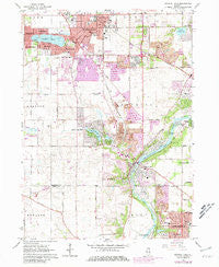 Crystal Lake Illinois Historical topographic map, 1:24000 scale, 7.5 X 7.5 Minute, Year 1962