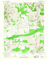 Cypress Illinois Historical topographic map, 1:24000 scale, 7.5 X 7.5 Minute, Year 1966