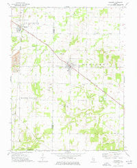 Dahlgren Illinois Historical topographic map, 1:24000 scale, 7.5 X 7.5 Minute, Year 1974