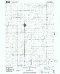 Dana Illinois Historical topographic map, 1:24000 scale, 7.5 X 7.5 Minute, Year 1999