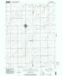Dana Illinois Historical topographic map, 1:24000 scale, 7.5 X 7.5 Minute, Year 1999