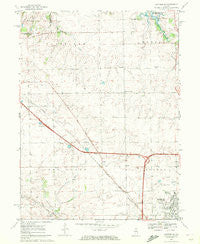 Danvers SE Illinois Historical topographic map, 1:24000 scale, 7.5 X 7.5 Minute, Year 1970