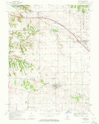 Danvers Illinois Historical topographic map, 1:24000 scale, 7.5 X 7.5 Minute, Year 1970