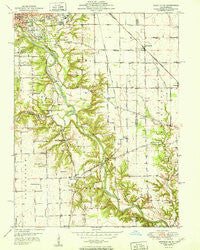 Danville SE Illinois Historical topographic map, 1:24000 scale, 7.5 X 7.5 Minute, Year 1951