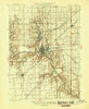 Danville Illinois Historical topographic map, 1:62500 scale, 15 X 15 Minute, Year 1900